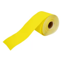 Papier ścierny 115 mm, P150, żółty, 50 m, rolka