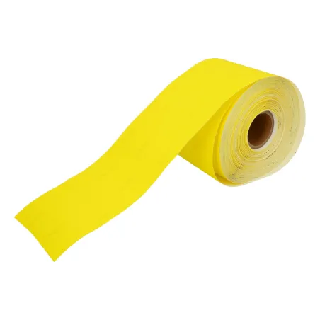 Papier ścierny 115 mm, P150, żółty, 50 m, rolka
