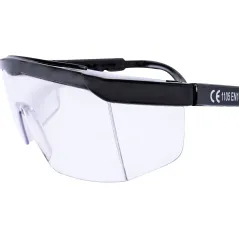 Okulary przeciwodpryskowe, regulowane zauszniki