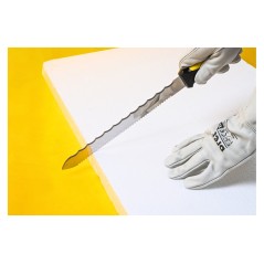 Nóż do wełny mineralnej i styropianu 280 mm, plastikowy uchwyt