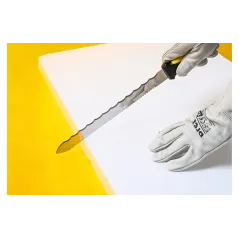 Nóż do wełny mineralnej i styropianu 280 mm, plastikowy uchwyt