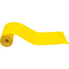Papier ścierny w rolce 2.5 m, 115 mm, P80, żółty, FSC 100%, certyfikat NC-COC-062817