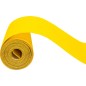 Papier ścierny w rolce 2.5 m, 115 mm, P120, żółty, FSC 100%, certyfikat NC-COC-062817