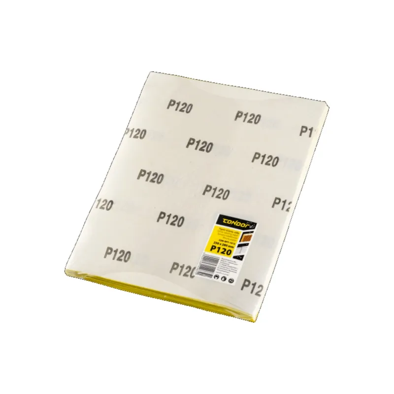 Papier ścierny 230 x 280 mm, P120, do gipsu