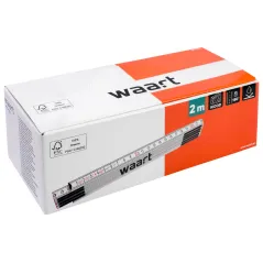 Miara składana drewniana 2 m, FSC 100%, certyfikat NC-COC-062817