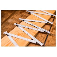 Miara składana drewniana 2 m, FSC 100%, certyfikat NC-COC-062817