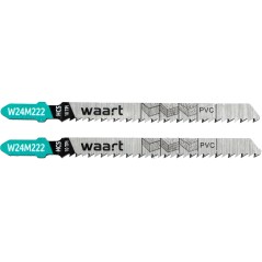 Brzeszczoty do wyrzynarek 75 mm, uchwyt "T", 10TPI, do drewna, płyty wiórowej, sklejki, PVC, 2 szt.