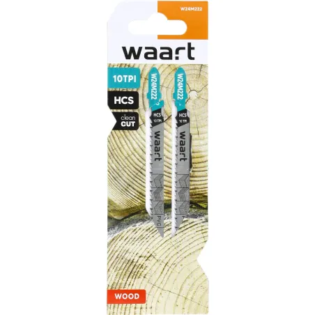 Brzeszczoty do wyrzynarek 75 mm, uchwyt "T", 10TPI, do drewna, płyty wiórowej, sklejki, PVC, 2 szt.