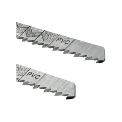 Brzeszczoty do wyrzynarek 75 mm, uchwyt "T", 10TPI, do drewna, płyty wiórowej, sklejki, PVC, 2 szt.