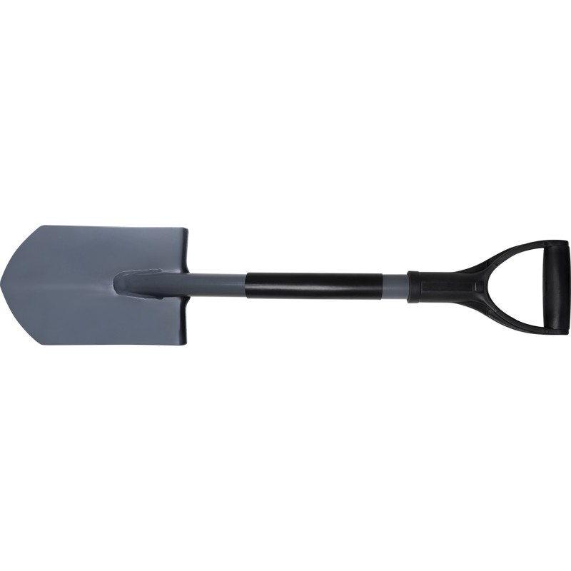 Szpadel ostry krótki (saperka), trzonek metalowy, plastikowy uchwyt Szpadel ostry krótki (saperka), trzonek metalowy, plastikowy uchwyt