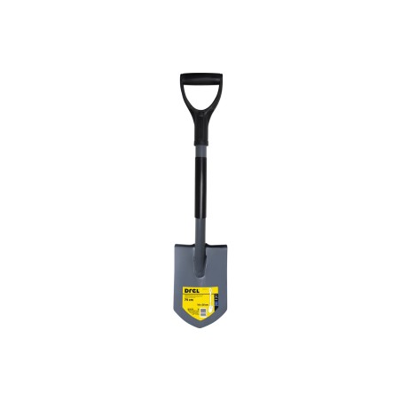 Szpadel ostry krótki (saperka), trzonek metalowy, plastikowy uchwyt