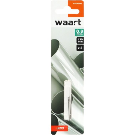 Wiertła kobaltowe do metalu 0.8 mm, 2 szt.