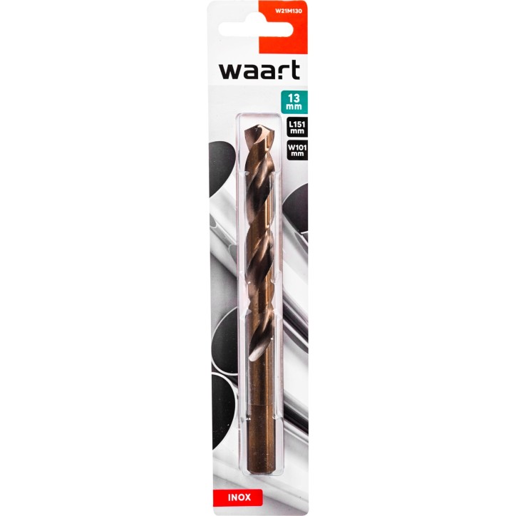 Wiertło kobaltowe do metalu 13.0 mm, podtaczane do 12.7 mm Wiertło kobaltowe do metalu 13.0 mm, podtaczane do 12.7 mm