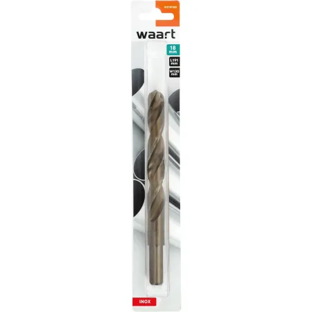 Wiertło kobaltowe do metalu 18.0 mm, podtaczane do 12.7 mm