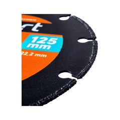 Piła tarczowa 125 x 22.23 mm, nasyp z węglika spiekanego, do cięcia metalu