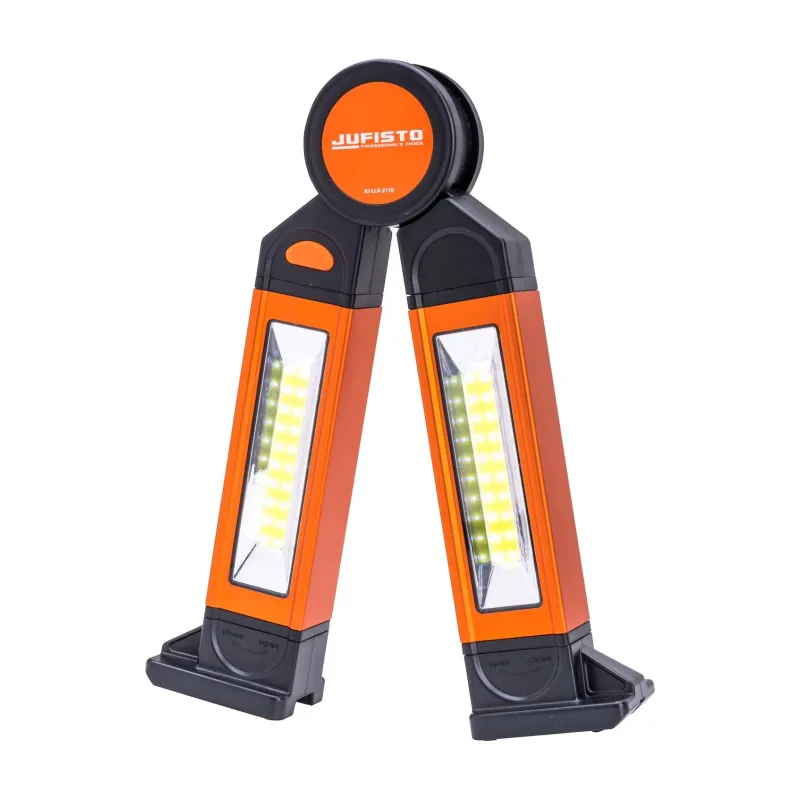 Lampa samochodowa 10 W, COB LED, funkcja trójkąta ostrzegawczego, akumulatorowa USB Lampa samochodowa 10 W, COB LED, funkcja trójkąta ostrzegawczego, akumulatorowa USB