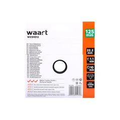 Tarcza diamentowa 125 x 22.2 mm, turbo, do bardzo twardych spieków kwarcowych