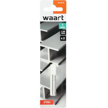 Wiertła do metalu 1.0 x 34 mm, HSS-G, szlifowane, 2 szt.