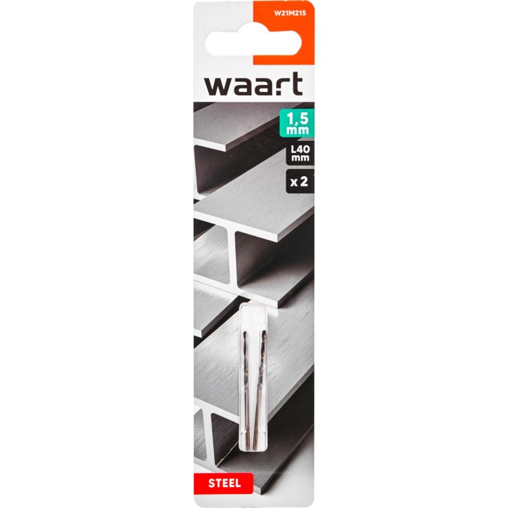 Wiertła do metalu 1.5 x 40 mm, HSS-G, szlifowane, 2 szt. Wiertła do metalu 1.5 x 40 mm, HSS-G, szlifowane, 2 szt.