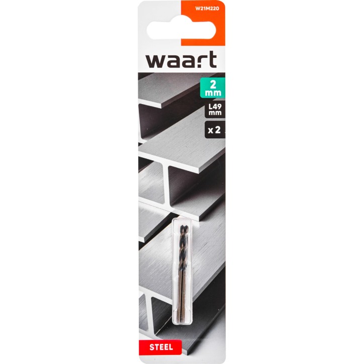 Wiertła do metalu 2.0 x 49 mm, HSS-G, szlifowane, 2 szt. Wiertła do metalu 2.0 x 49 mm, HSS-G, szlifowane, 2 szt.
