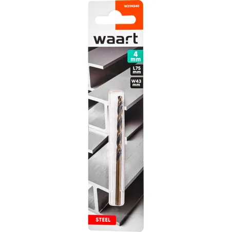 Wiertło do metalu 4.0 x 75 mm, HSS-G, szlifowane
