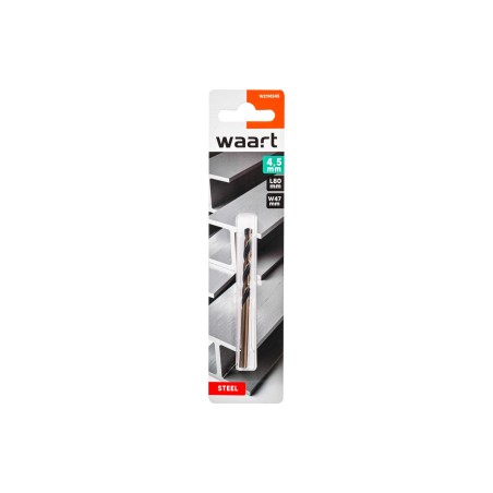 Wiertło do metalu 4.5 x 80 mm, HSS-G, szlifowane