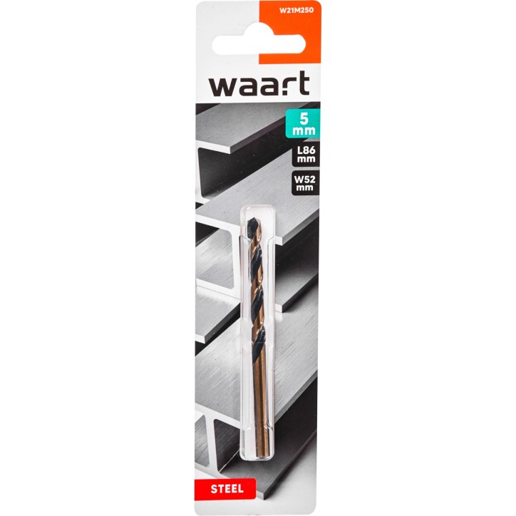 Wiertło do metalu 5.0 x 86 mm, HSS-G, szlifowane Wiertło do metalu 5.0 x 86 mm, HSS-G, szlifowane