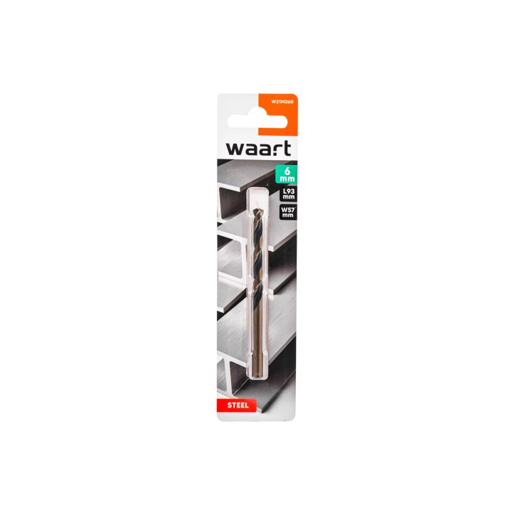 Wiertło do metalu 6.0 x 93 mm, HSS-G, szlifowane Wiertło do metalu 6.0 x 93 mm, HSS-G, szlifowane