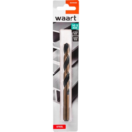 Wiertło do metalu 10.5 x 133 mm, HSS-G, szlifowane