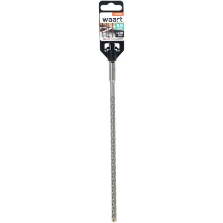 Wiertło do betonu 8.0 x 260 mm, końcówka krzyżowa, uchwyt SDS-plus