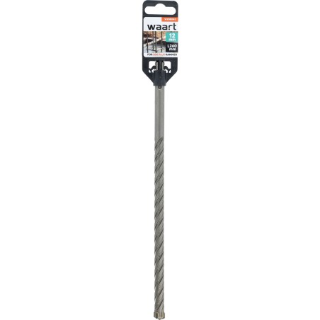 Wiertło do betonu 12.0 x 260 mm, końcówka krzyżowa, uchwyt SDS-plus