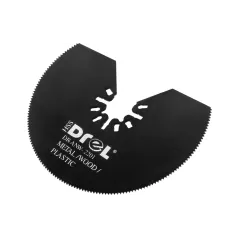 Brzeszczot do urządzenia wielofunkcyjnego, tarcza półokrągła, 80 mm, do drewna, PVC, metalu