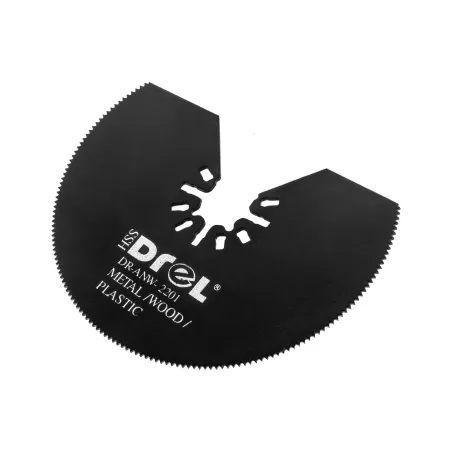 Brzeszczot do urządzenia wielofunkcyjnego, tarcza półokrągła, 80 mm, do drewna, PVC, metalu