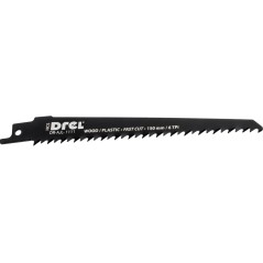 Brzeszczot do piły szablastej 150 x 19 x 1.25 mm, 6TPI, do drewna, PVC