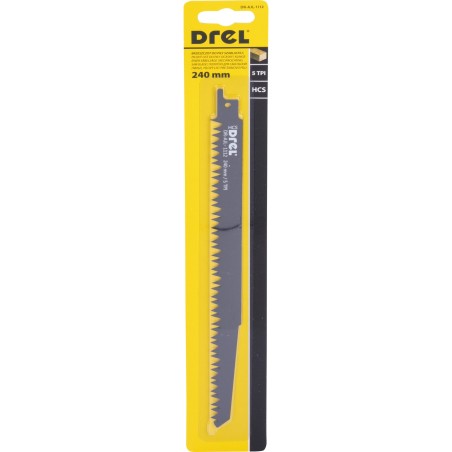 Brzeszczot do piły szablastej 240 x 19 x 1.5 mm, 5TPI, do drewna