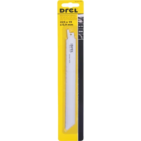 Brzeszczot do piły szablastej 225 x 19 x 0.9 mm, 18 TPI, do metalu