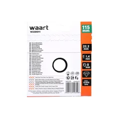 Tarcza diamentowa 115 x 22.2 mm, pełna