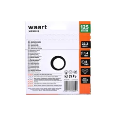 Tarcza diamentowa 125 x 22.2 mm, pełna