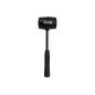 Młotek gumowy 450 g, czarna guma, trzonek metalowy, uchwyt gumowany Młotek gumowy 450 g, czarna guma, trzonek metalowy, uchwyt gumowany