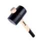 Młotek gumowy 1000 g, czarna guma, trzonek drewniany, FSC 100%, certyfikat NC-COC-062817 Młotek gumowy 1000 g, czarna guma, trzonek drewniany, FSC 100%, certyfikat NC-COC-062817