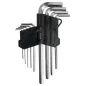 Zestaw kluczy sześciokątnych 1.5-10 mm, długie, 9 szt.
