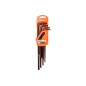 Klucze Torx z otworem T10-50, S2, bardzo długie, 9 szt. Klucze Torx z otworem T10-50, S2, bardzo długie, 9 szt.