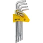 Zestaw kluczy Torx z otworem T10-50, długie, 9 szt. Zestaw kluczy Torx z otworem T10-50, długie, 9 szt.