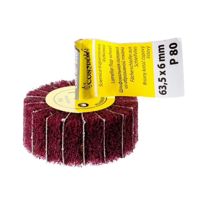 Ściernica listkowa, 63.5 x 6 mm, trzpieniowa, P80 Ściernica listkowa, 63.5 x 6 mm, trzpieniowa, P80