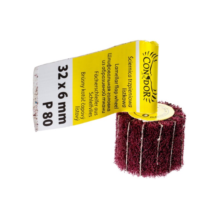 Ściernica listkowa, 32 x 6 mm, trzpieniowa, P80 Ściernica listkowa, 32 x 6 mm, trzpieniowa, P80