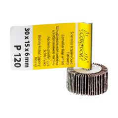 Ściernica listkowa, 30 x 15 x 6 mm, trzpieniowa, P120