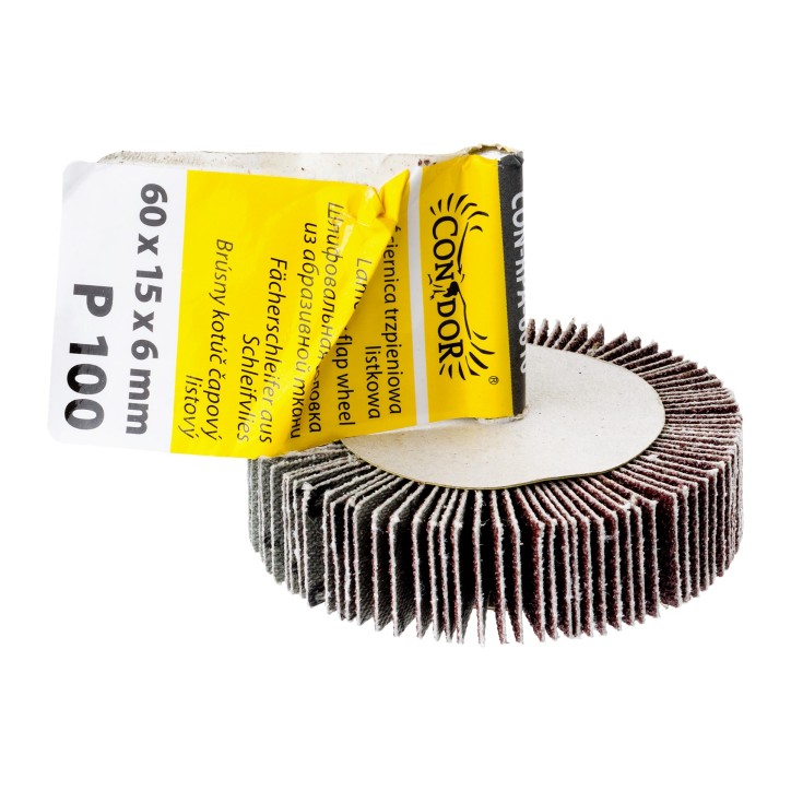 Ściernica listkowa, 60 x 15 x 6 mm, trzpieniowa, P100 Ściernica listkowa, 60 x 15 x 6 mm, trzpieniowa, P100