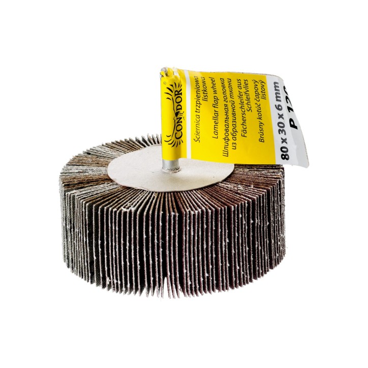 Ściernica listkowa, 80 x 30 x 6 mm, trzpieniowa, P120 Ściernica listkowa, 80 x 30 x 6 mm, trzpieniowa, P120