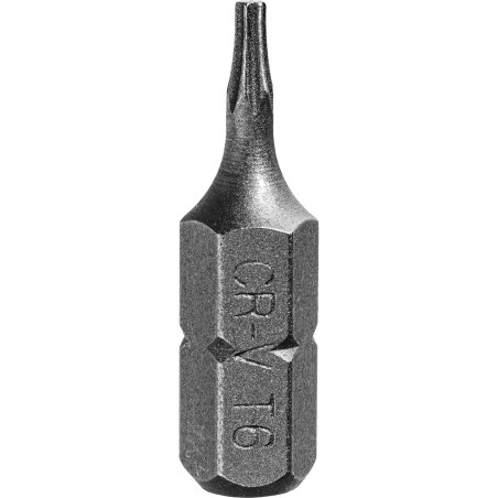 Końcówki wkrętakowe Torx T6 x 25 mm, 3 szt.