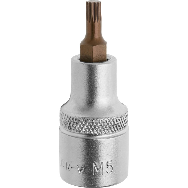 Końcówka Spline na nasadce 1/2", M5 x 55 mm